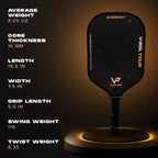 Vatic Pro V-Sol Tour EverGrit Elongated Pickleball Paddle