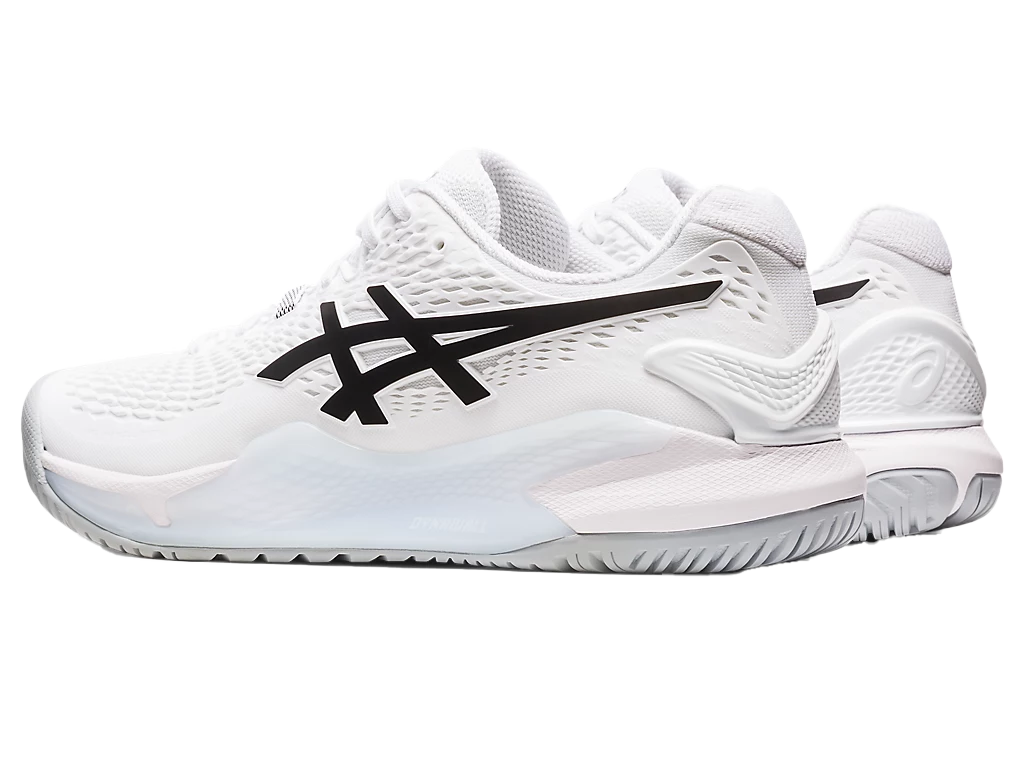 Gel - Resolution 9 White / Black Pickleball Shoes (Unisex)