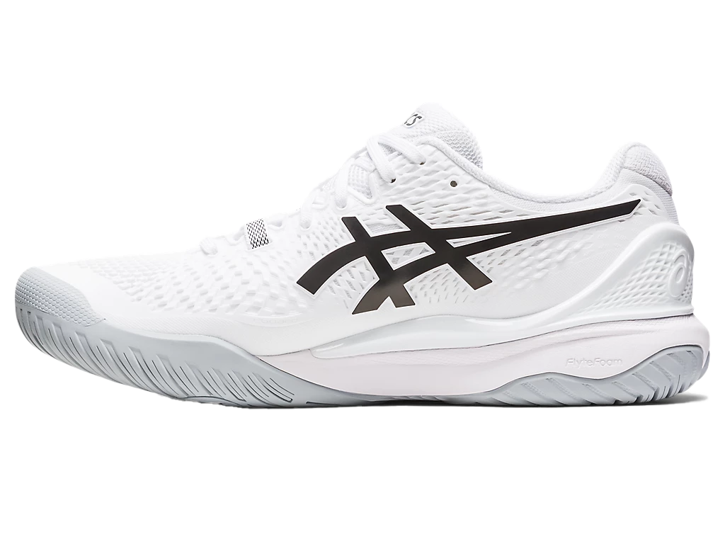 Gel - Resolution 9 White / Black Pickleball Shoes (Unisex)