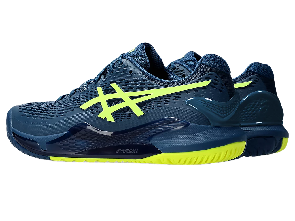 Gel - Resolution 9 Mako Blue / Safety Yellow Pickleball Shoes (Unisex)