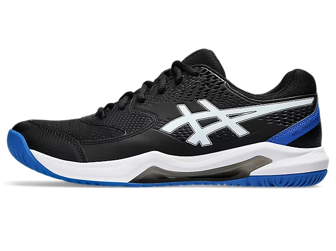 Asics Gel-Dedicate 8 Pickleball Shoes - Black / Tuna Blue