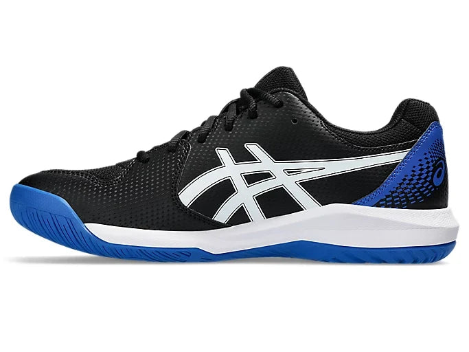 Asics Gel-Dedicate 8 Pickleball Shoes - Black / Tuna Blue