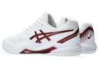 Asics Gel-Dedicate 8 Pickleball Shoes White / Antique Red