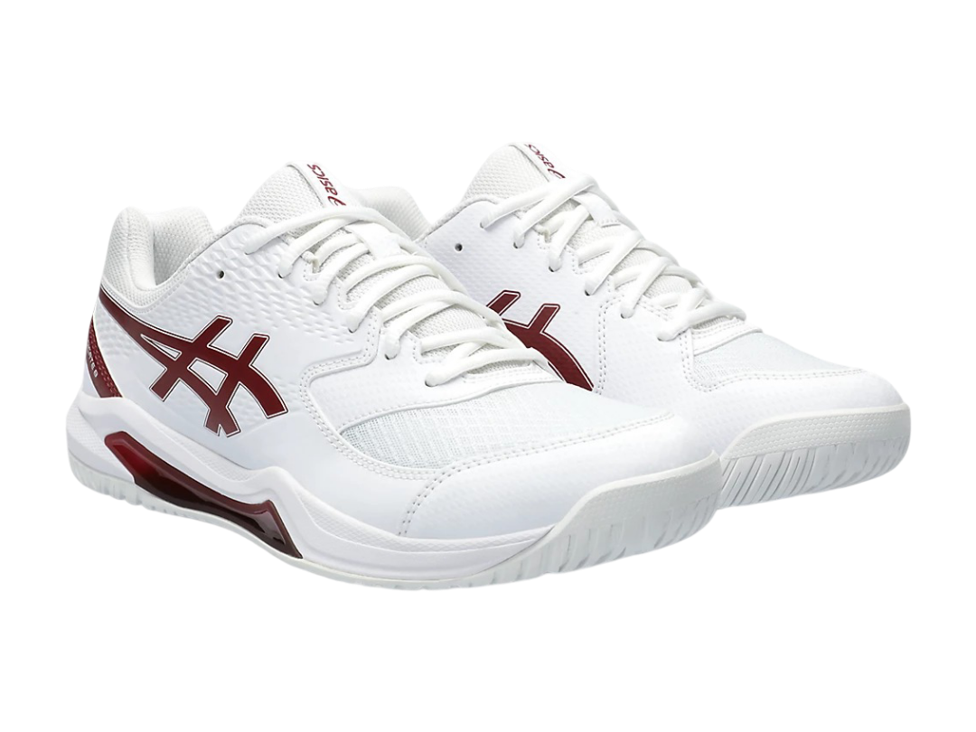 Asics Gel-Dedicate 8 Pickleball Shoes White / Antique Red