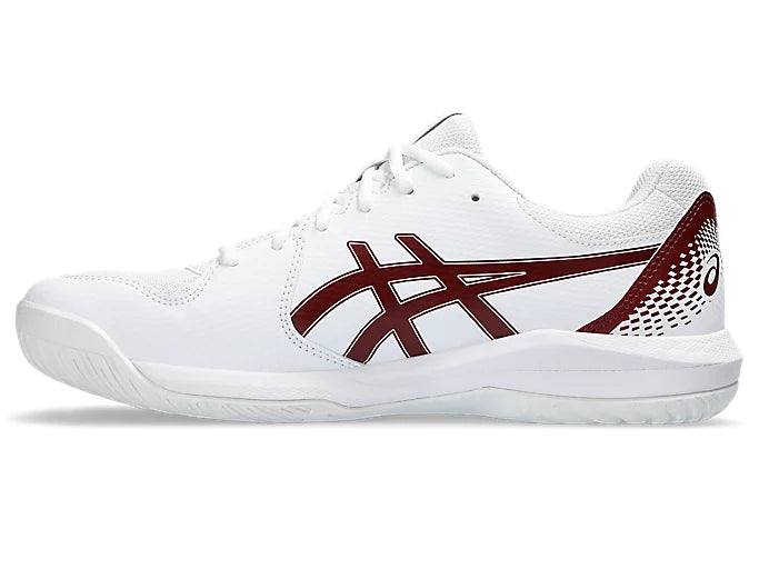 Asics Gel-Dedicate 8 Pickleball Shoes White / Antique Red