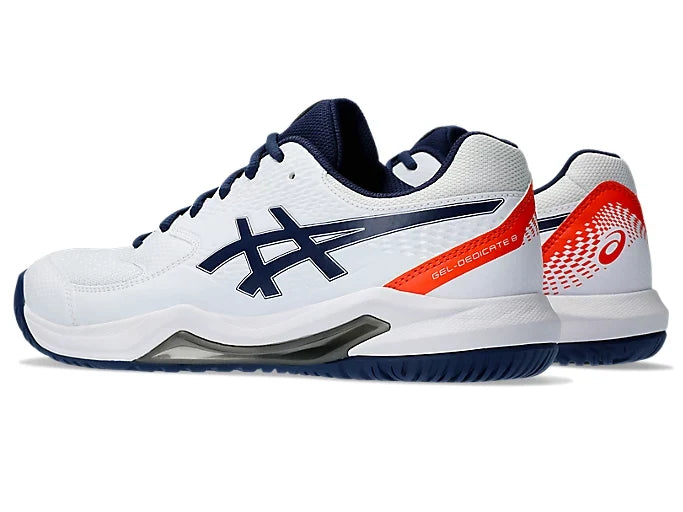 Asics Gel-Dedicate 8 Pickleball Shoes White / Blue Expanse