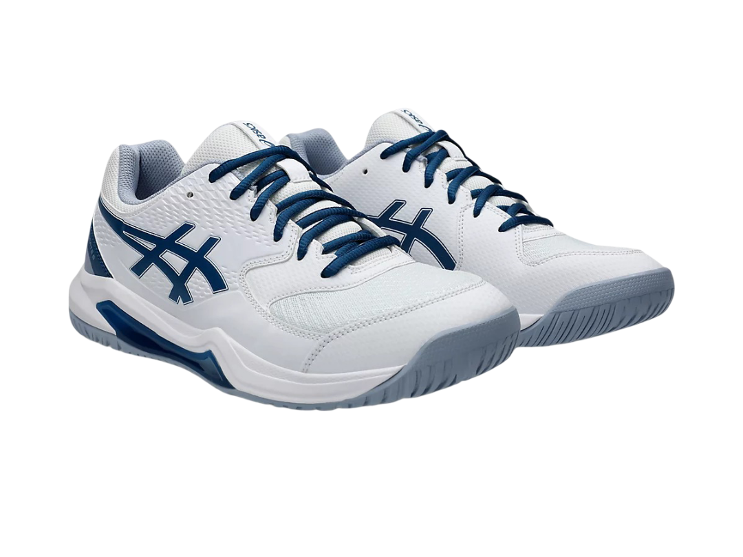 Asics Gel-Dedicate 8 Pickleball Shoes White / Mako Blue