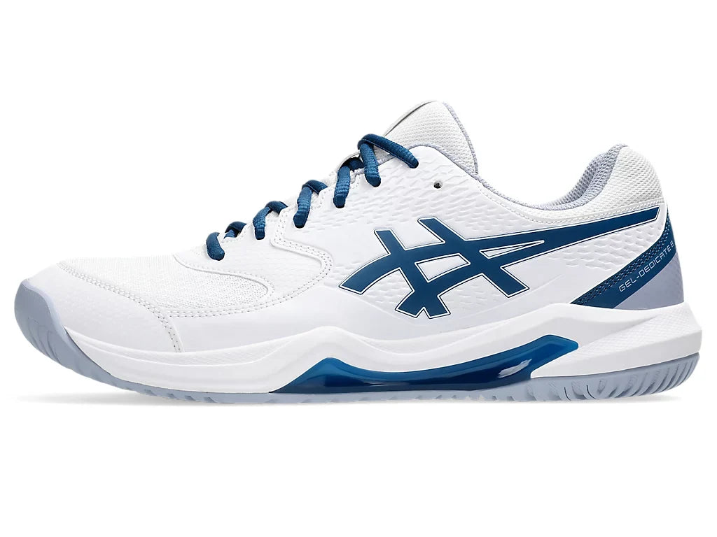 Asics Gel-Dedicate 8 Pickleball Shoes White / Mako Blue