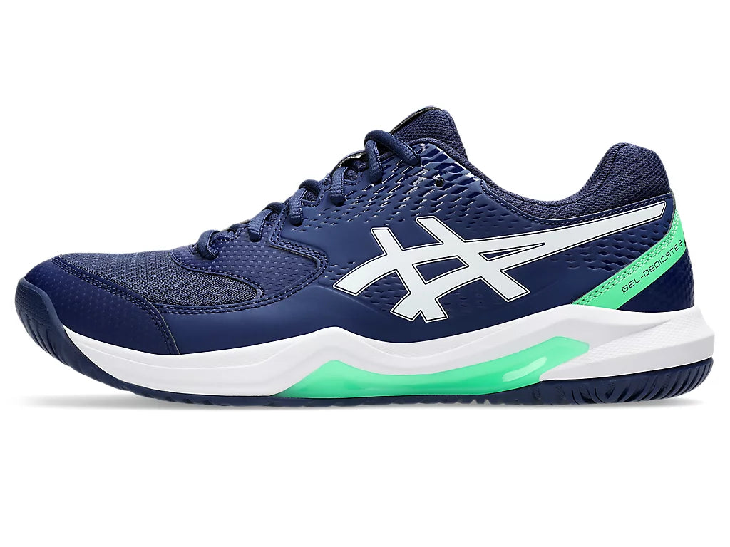 Asics Gel-Dedicate 8 Blue Expense / White Pickleball Shoes (Men)