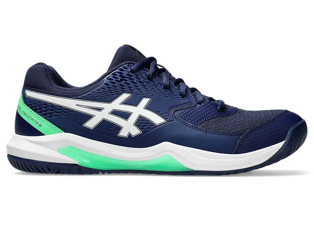 Asics Gel-Dedicate 8 Blue Expense / White Pickleball Shoes (Men)