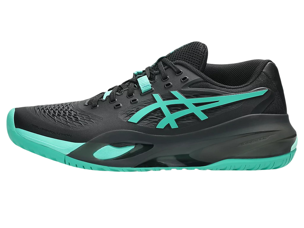 Asics Gel-Resolution X Pickleball Shoes | Black / Aurora Green