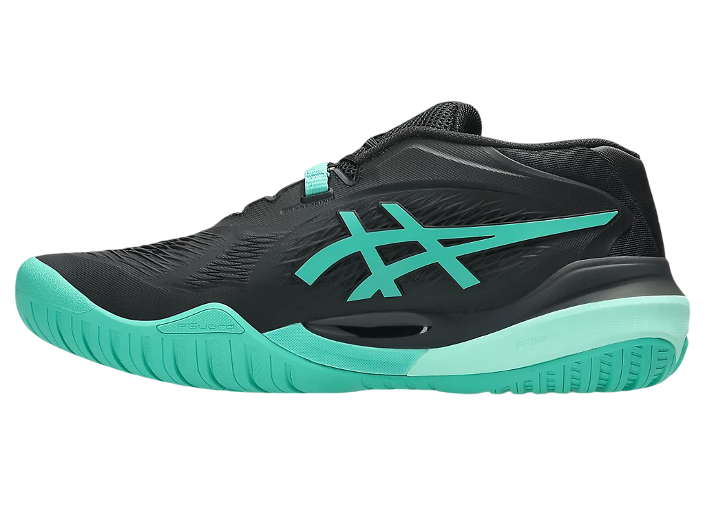Asics Gel-Resolution X Pickleball Shoes | Black / Aurora Green