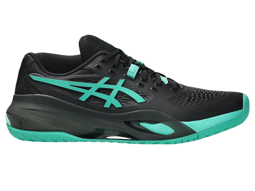 Asics Gel-Resolution X Pickleball Shoes | Black / Aurora Green