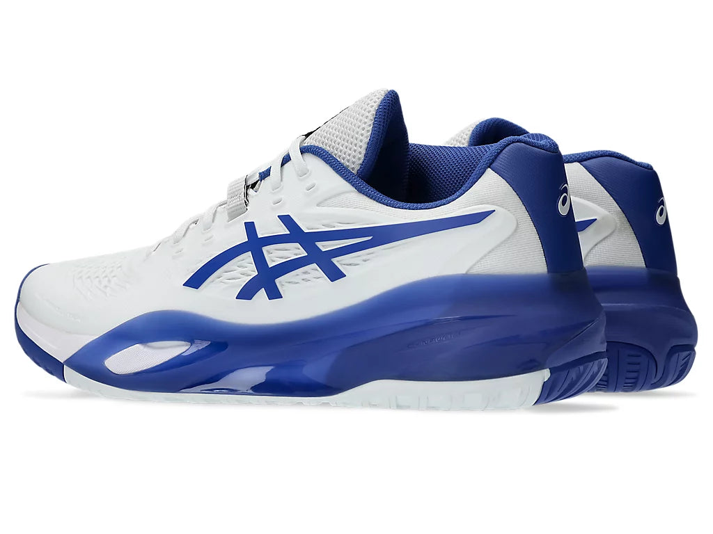 Asics Gel-Resolution X Pickleball Shoes - White/Dark Cobalt