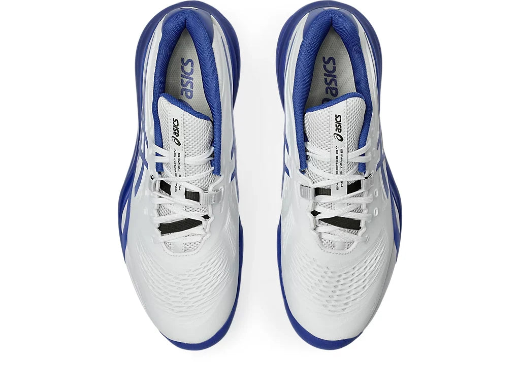 Asics Gel-Resolution X Pickleball Shoes - White/Dark Cobalt