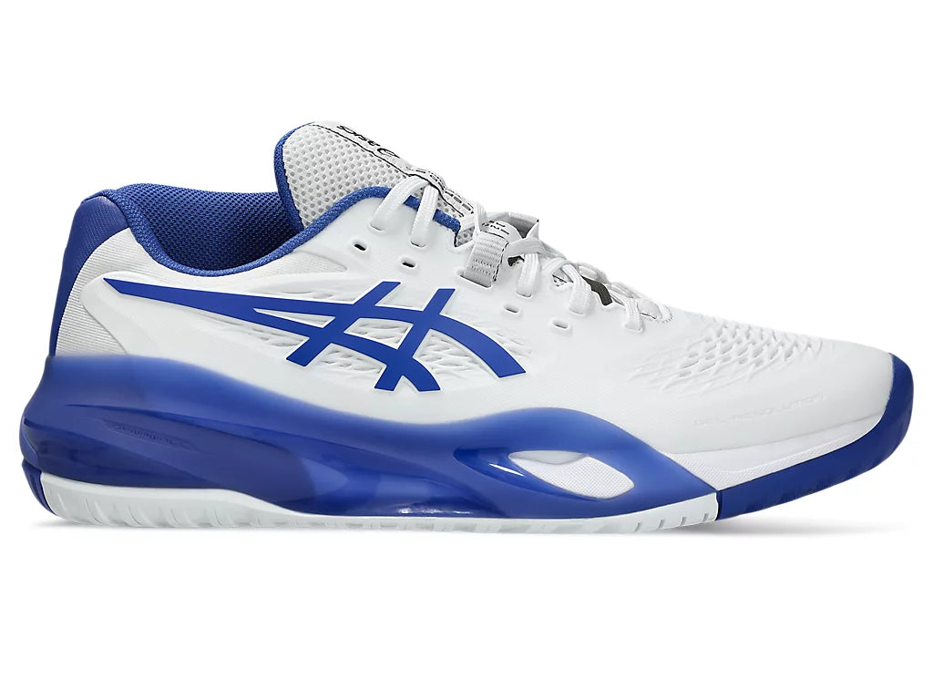 Asics Gel-Resolution X Pickleball Shoes - White/Dark Cobalt