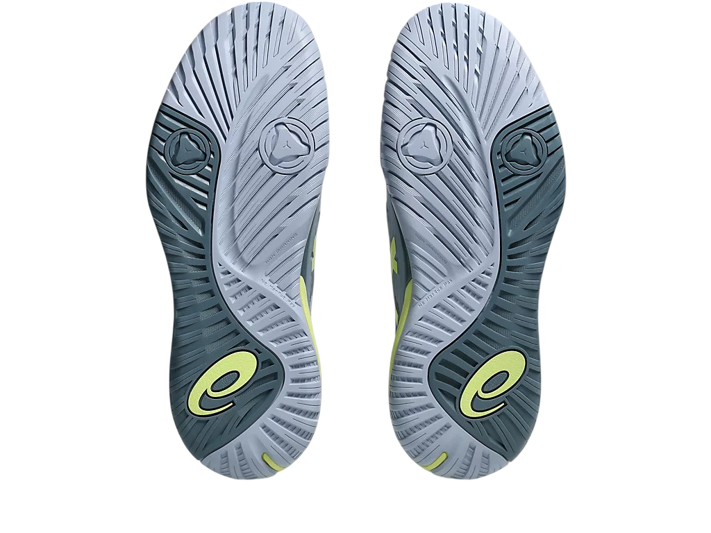 Asics Gel-Resolution X Pickleball Shoes | Grey Blue / Pistachio