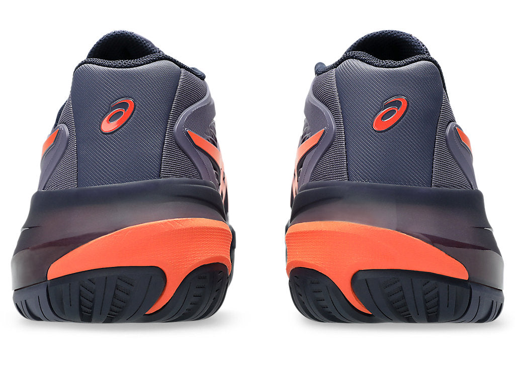 Asics Gel-Resolution X Greyish/Nova Orange Pickleball Shoes