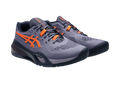 Asics Gel-Resolution X Greyish/Nova Orange Pickleball Shoes