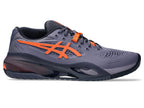 Asics Gel-Resolution X Greyish/Nova Orange Pickleball Shoes