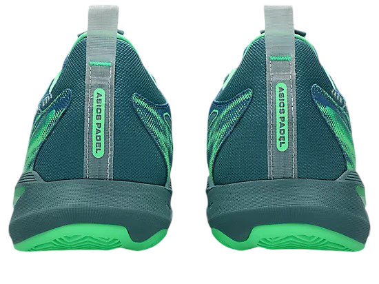Asics Sonic Smash FF Pickleball Shoes | Saba Blue / Vital Green