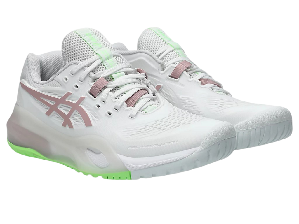 Asics Gel-Resolution X Pickleball Shoes White/Morganite