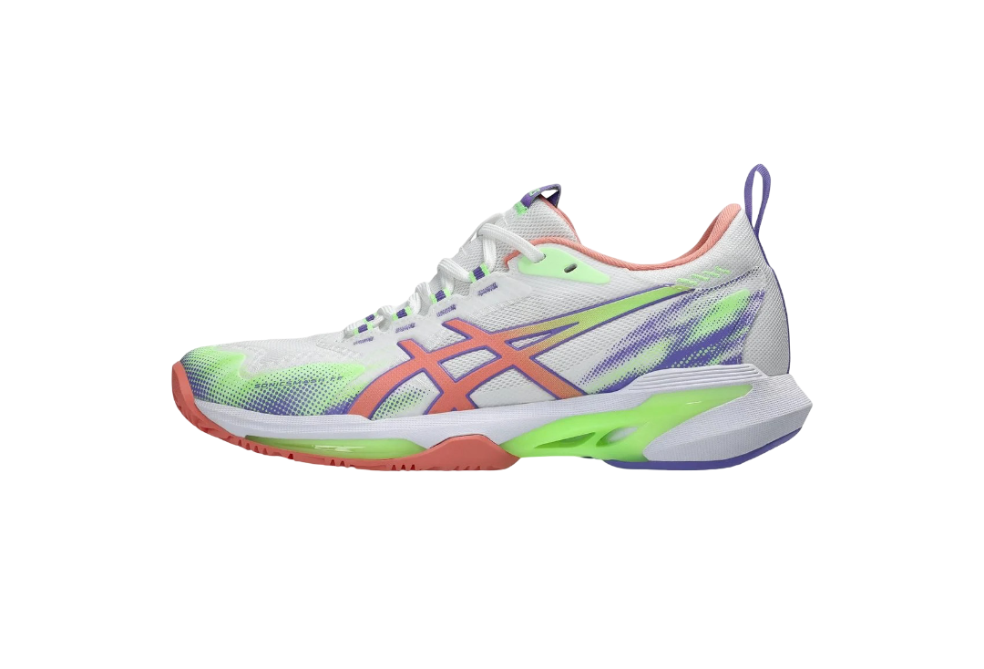 Asics Sonic Smash FF Pickleball Shoes | White / Guava