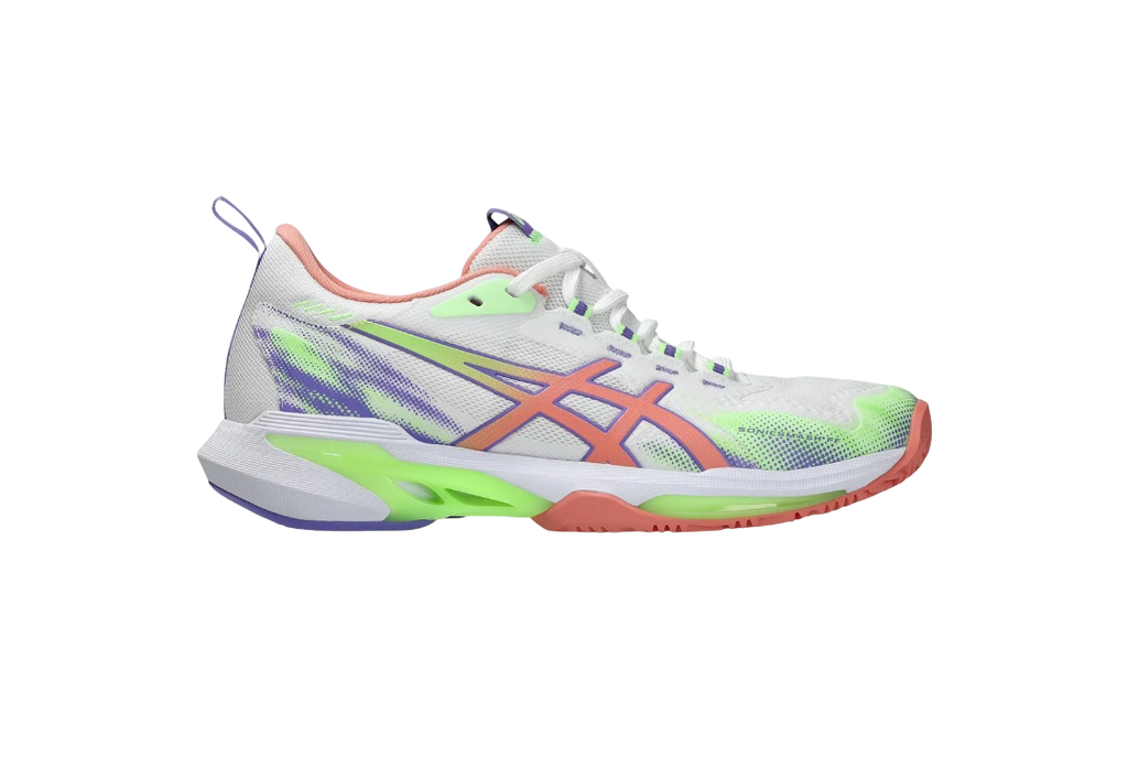 Asics Sonic Smash FF Pickleball Shoes | White / Guava