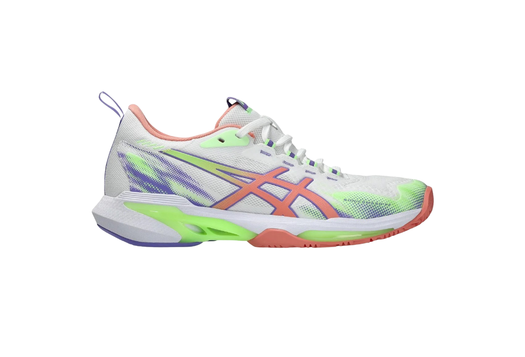 Asics Sonic Smash FF Pickleball Shoes | White / Guava