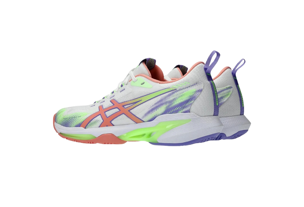 Asics Sonic Smash FF Pickleball Shoes | White / Guava