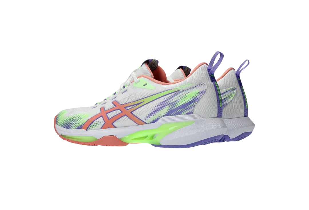 Asics Sonic Smash FF Pickleball Shoes | White / Guava