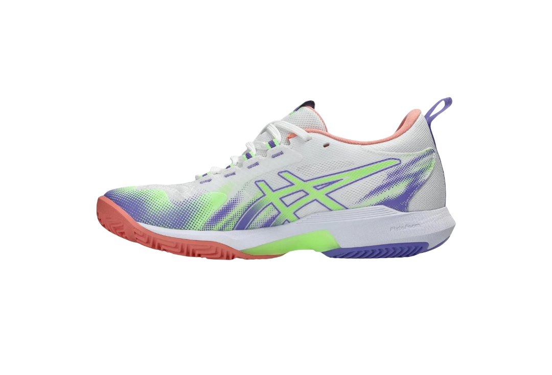 Asics Sonic Smash FF Pickleball Shoes | White / Guava