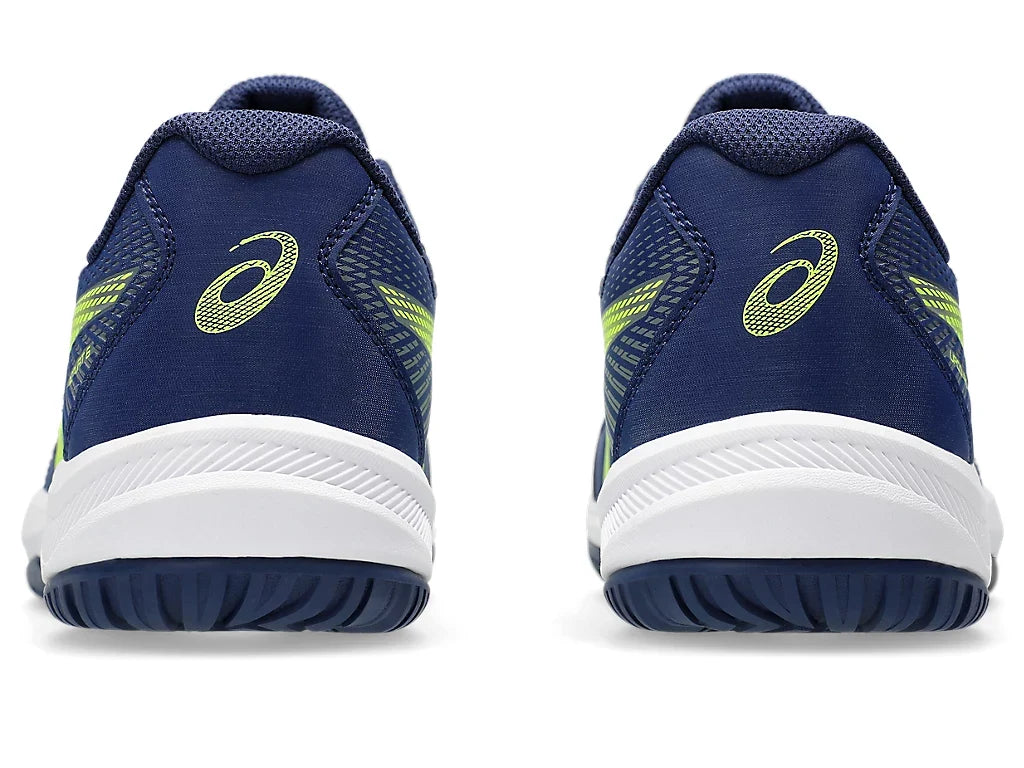 Asics Upcourt 6 Blue Expense / Safety Yellow Men's Pickleball Shoes