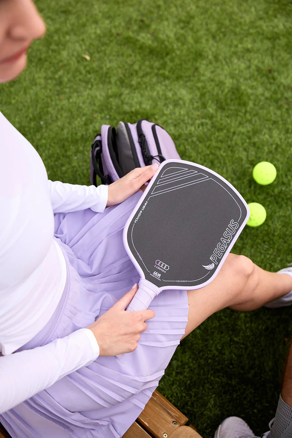 11Six24 Pegasus Power 2 Pickleball Paddle | Peach Edition