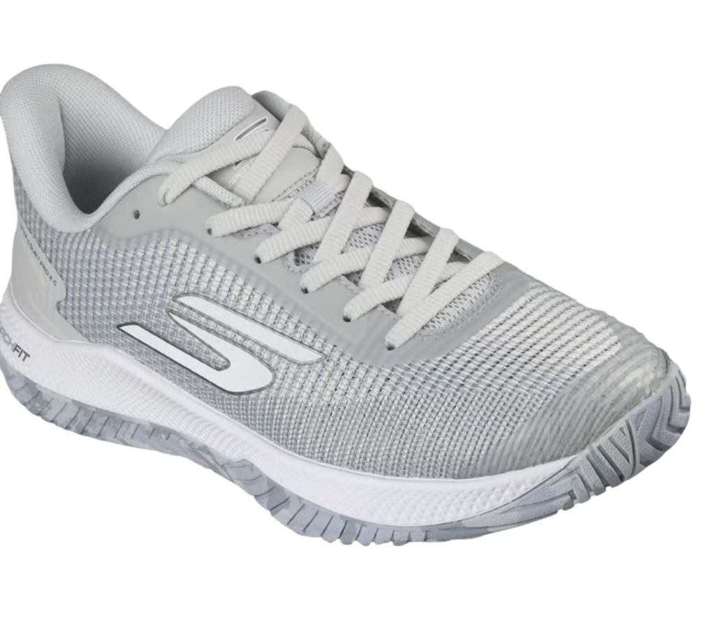 Skechers GO Pickleball Viper Court Pro 2.0 Shoes (Light Gray)