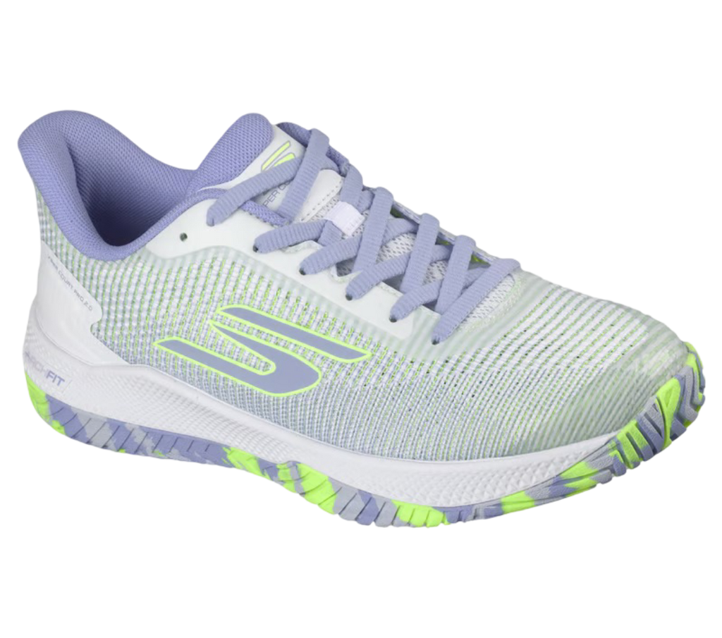 Skechers GO Pickleball Viper Court Pro 2.0 Pickleball Shoes (White/Blue)