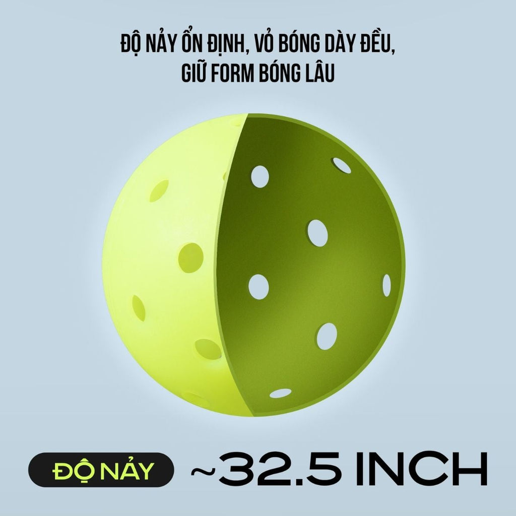 Facolos F-Eco Durable Pickleball Balls