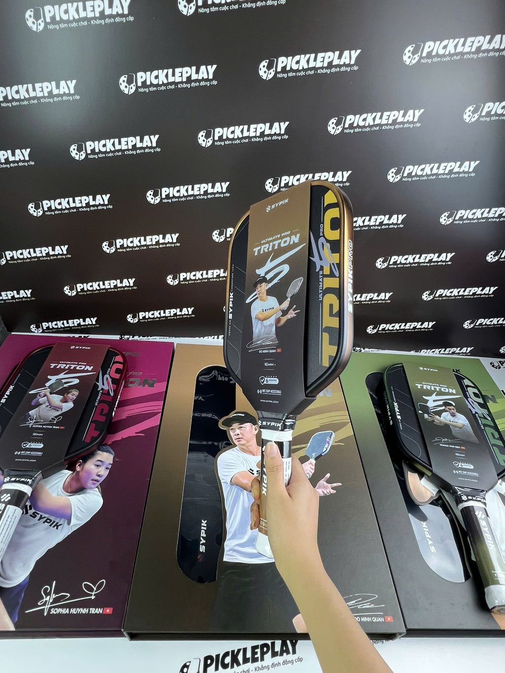 Sypik Triton 5 Pro Player Pickleball Paddle Signature Edition