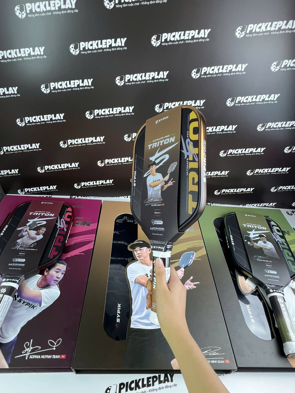 Sypik Triton 5 Pro Player Pickleball Paddle Signature Edition