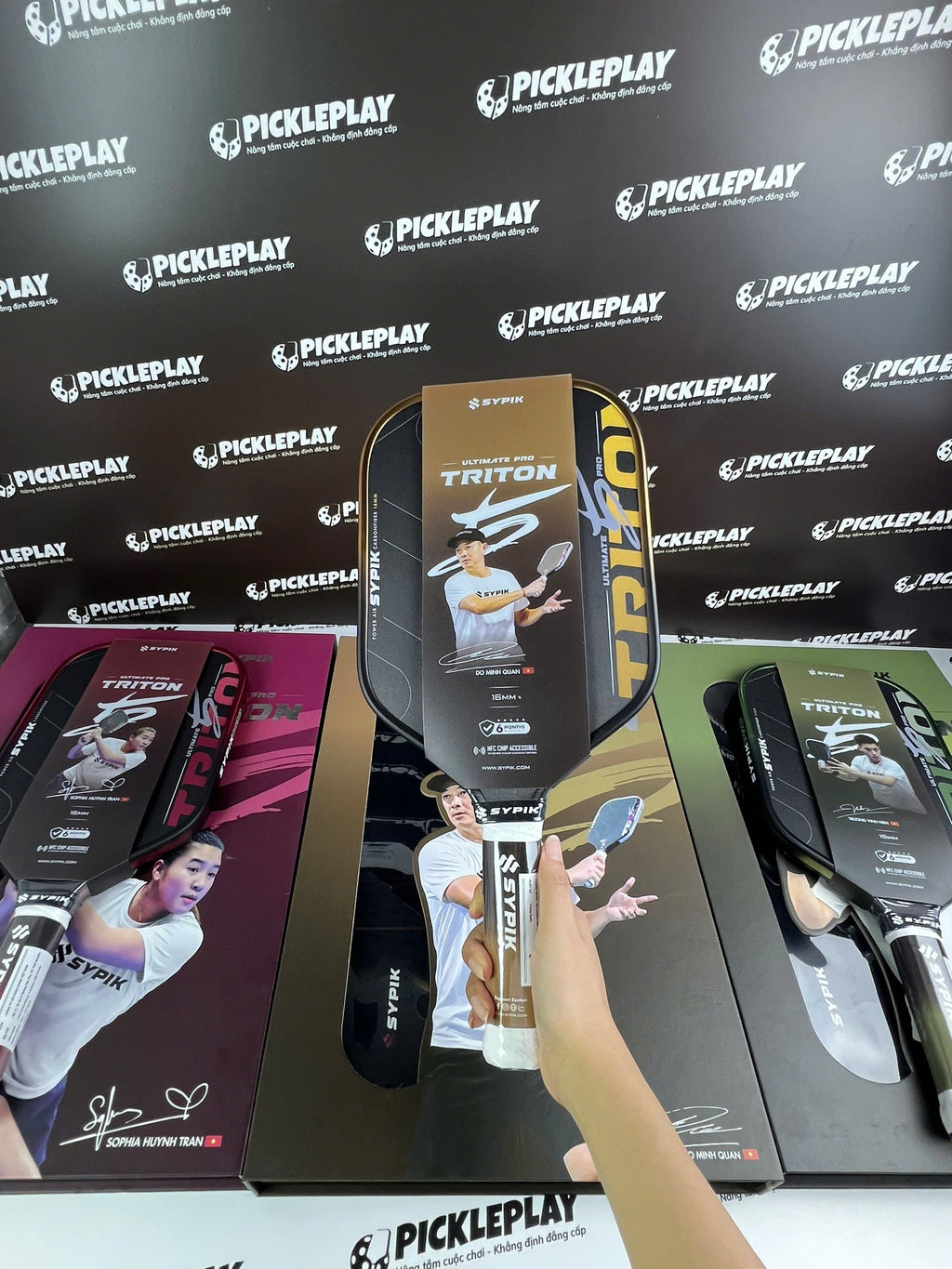 Sypik Triton 5 Pro Player Pickleball Paddle Signature Edition