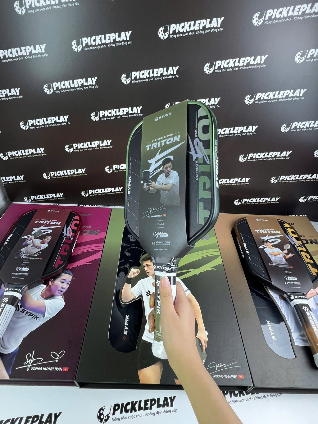 Sypik Triton 5 Pro Player Pickleball Paddle Signature Edition