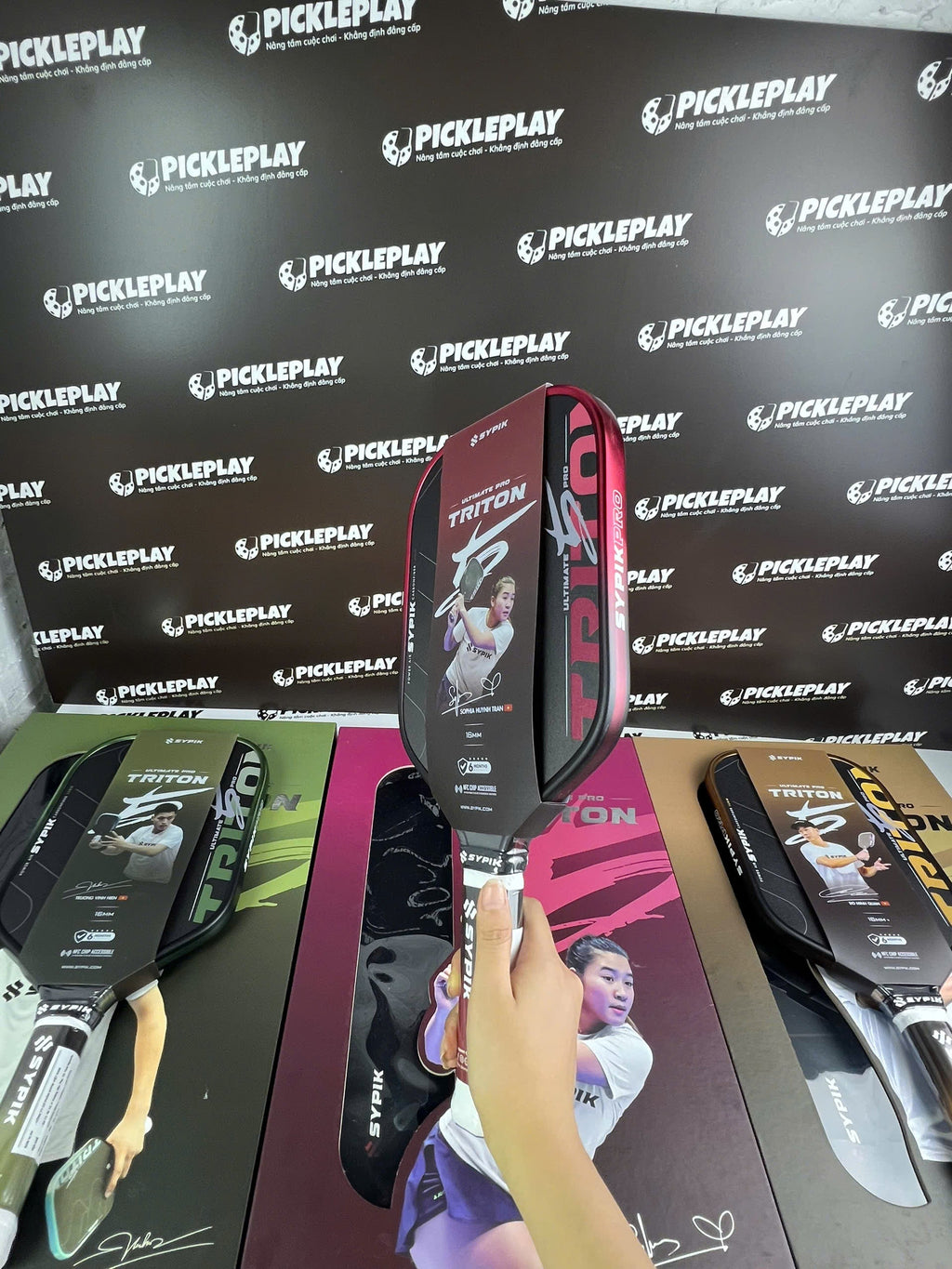 Sypik Triton 5 Pro Player Pickleball Paddle Signature Edition
