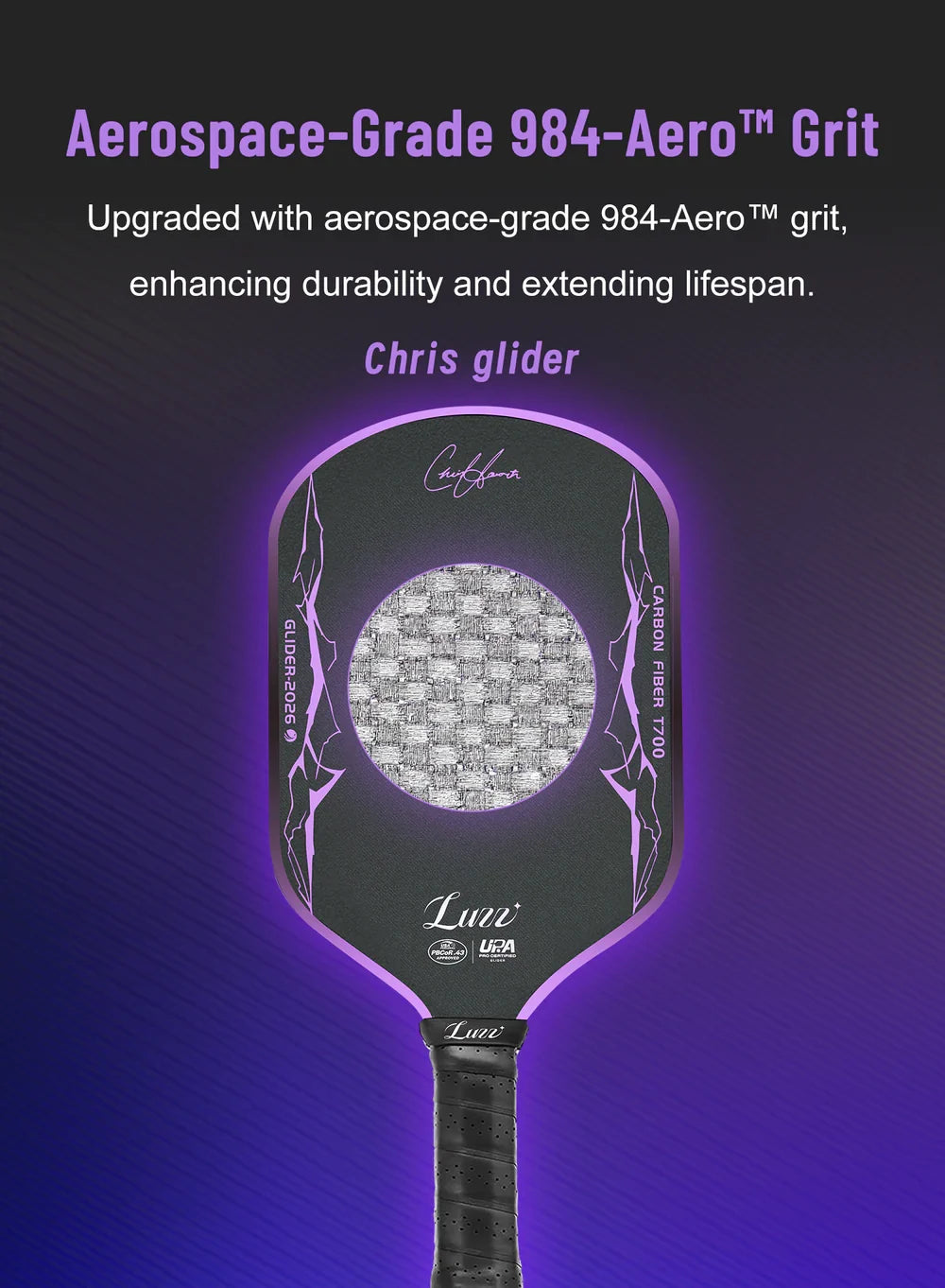 Luzz Glider 2026 Chris Haworth Signature Special Edition Pickleball Paddle