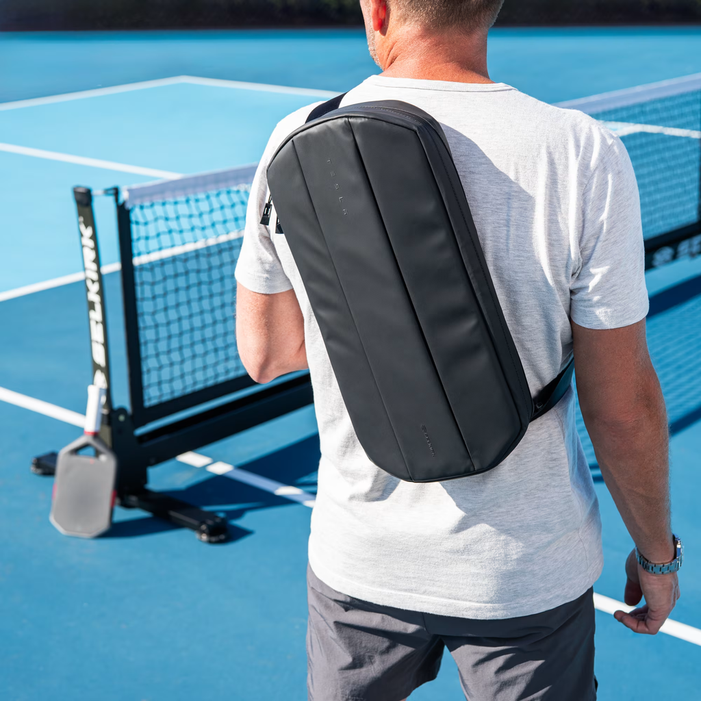 Selkirk Tesla Plaid Leather Pickleball Bag