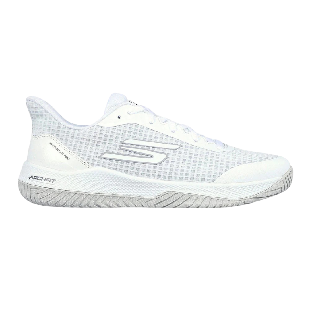 Skechers GO Pickleball Viper Court Pro Pickleball Shoes (White)