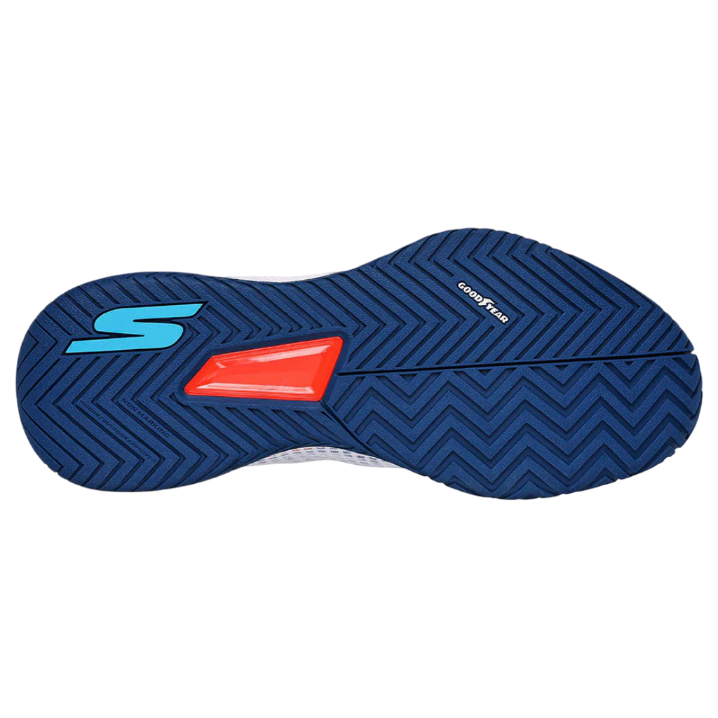 Skechers GO Pickleball Viper Court Pro Shoes (White/Blue)