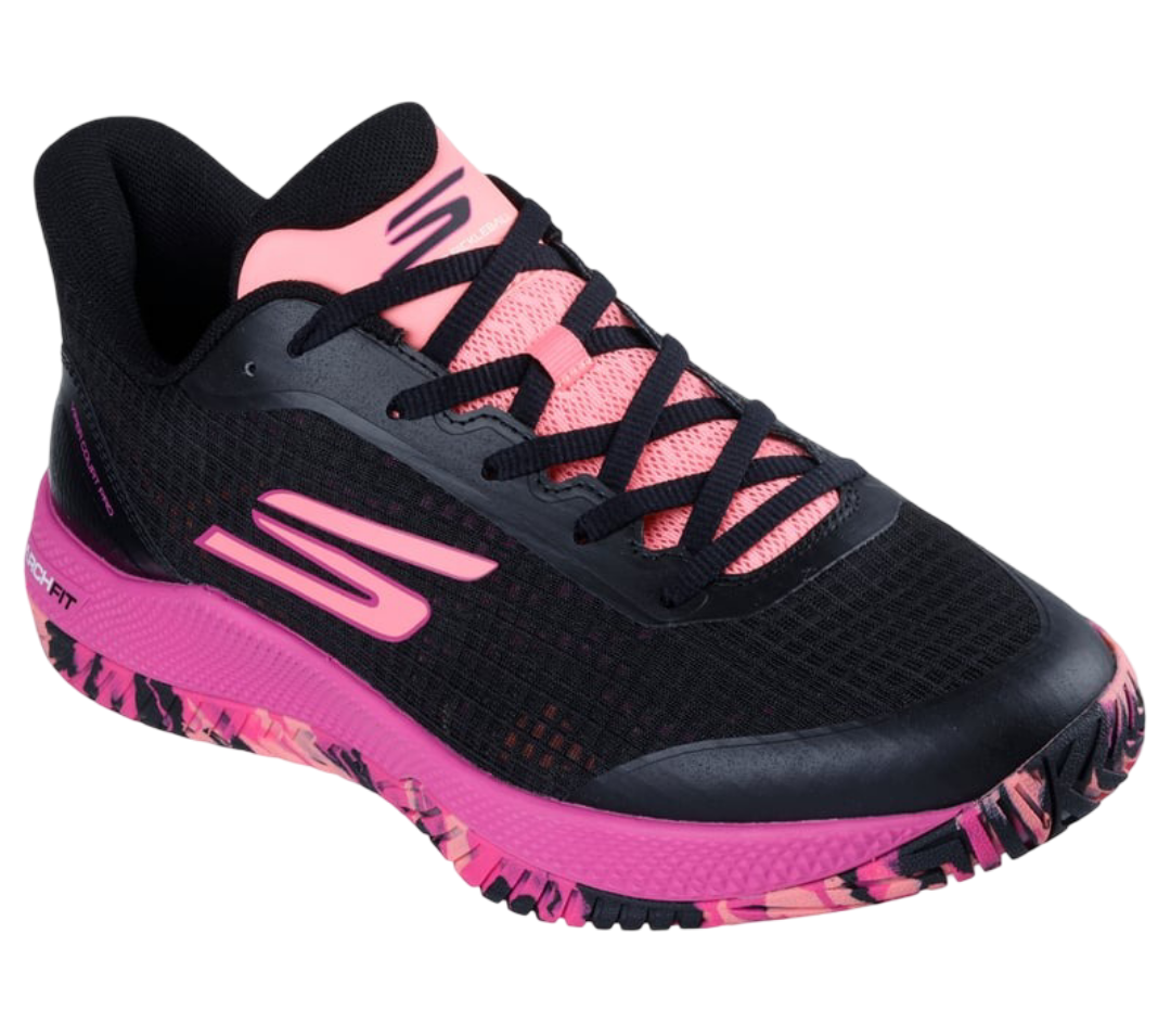 Skechers GO Pickleball Viper Court Pro Pickleball Shoes (Pink/Black)