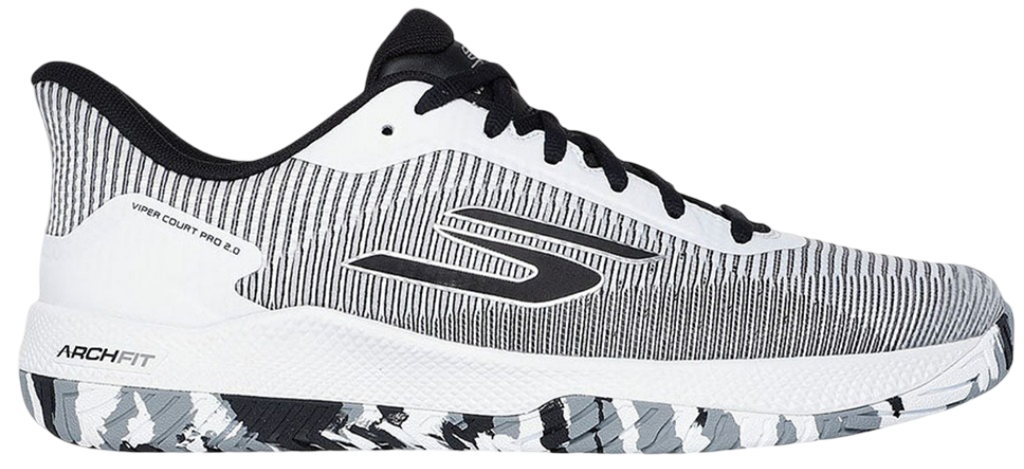 Skechers GO Pickleball Viper Court Pro 2.0 Shoes (White / Black)