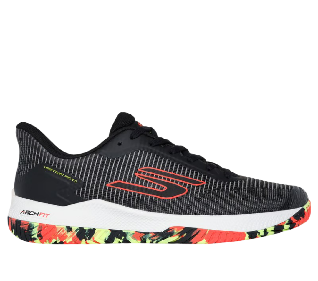 Skechers GO Pickleball Viper Court Pro 2.0 Shoes (Black/Orange)