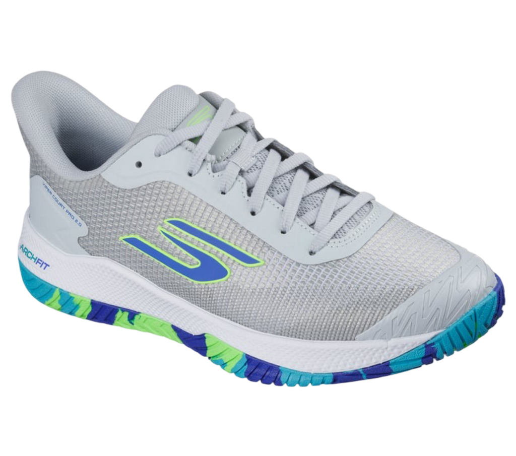 Skechers GO Pickleball Viper Court Pro 2.0 Shoes (Light Blue Gray)